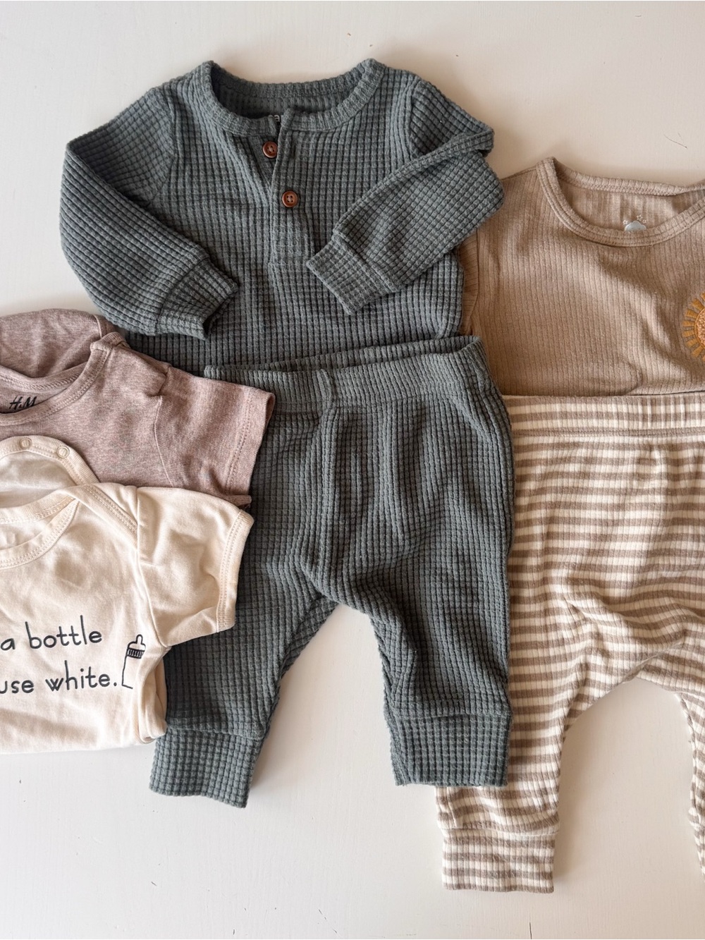 matching sets and onesies